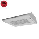 Home KPE 6020S konyhai páraelszívó TORNADO, három sebességfokozat, légszállítás: 200 m3/h, 38 W, 60 cm, rozsdamentes acél