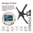 Konzolos TV falitartó 26–60" (65–152 cm)