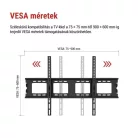 Fix TV falitartó 50–120" (127–305 cm)
