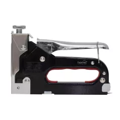   Home KTG 01 kézi tűzőgép, 3 féle tűzőkapocs kompatibilis, többféle anyagon alkalmazható