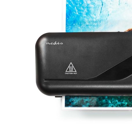 Laminálógép | Meleg | A4 | 230 mm/min | Automatikus kikapcsolás | Hálózati Áramellátás | Fekete