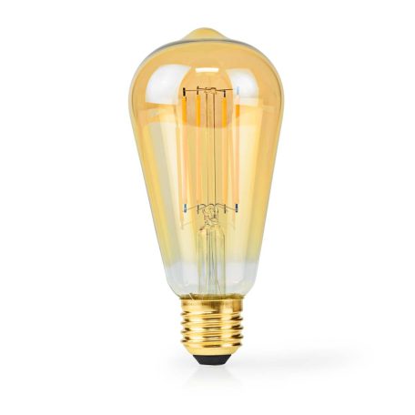 LED izzóval E27 | ST64 | 4.9 W | 470 lm | 2100 K | Állítható fényerõ | Extra Meleg Fehér | Retro Stílus | 1 db