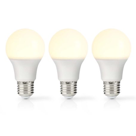 LED-es izzó E27 | A60 | 8.0 W | 806 lm | 2700 K | Meleg Fehér | Retro Stílus | Homályos | 3 db