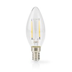   LED lámpa Izzó E14 | Gyertya | 7 W | 806 lm | 2700 K | Meleg Fehér | Retro Stílus | 1 db | Egyértelmű