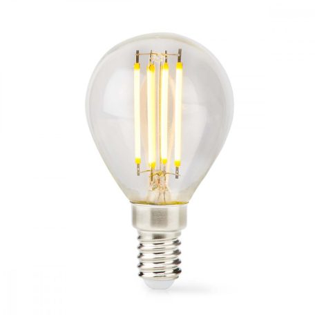 LED lámpa Izzó E14 | G45 | 4.5 W | 470 lm | 2700 K | Állítható fényerõ | Meleg Fehér | Retro Stílus | 1 db | Egyértelmű