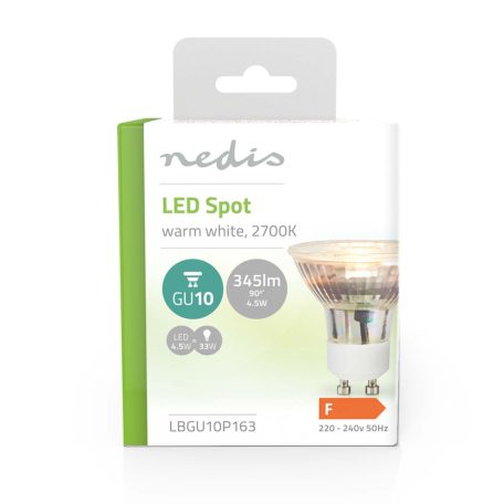 LED izzó GU10 | Spot | 4.5 W | 345 lm | 2700 K | Meleg Fehér | Retro Stílus | 1 db