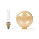 LED izzóval E27 | G125 | 3.5 W | 120 lm | 1800 K | Állítható fényerõ | Arany Sárga Borítással | Retro Stílus | 1 db