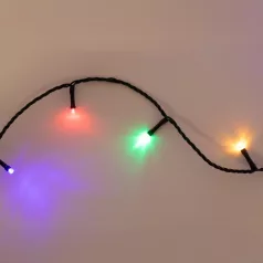   Home LED248M LED fényfüzér, 240db színes LED, 23,9m hosszúságú, 8 program időzítővel, zöld vezeték, adapteres tápellátás, kül- és beltéri kivitel