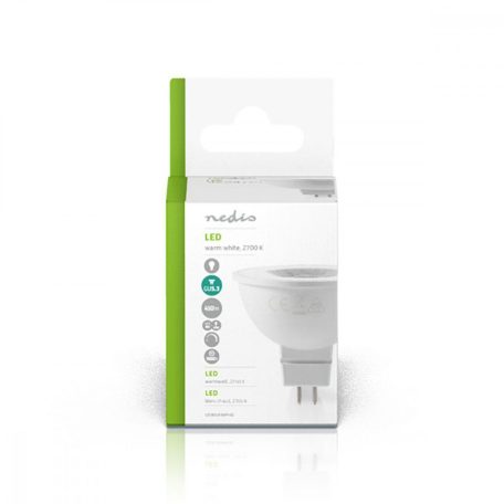 LED-es izzó GU5.3 | MR16 | 6 W | 450 lm | 2700 K | Meleg Fehér | Reflektor | A csomagolásban található lámpák száma: 1 db