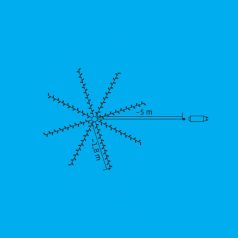   iSparkle LEDS144C-APP LED-es fényfüzérköteg, 144 db RGB LED, applikációval vezérelhető, smart, kül- és beltéri kivitel