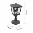 HOME LFS315 havazó lámpás, 8 dallam, 2db hidegfehér LED, elemes tápellátás, beltéri kivitel