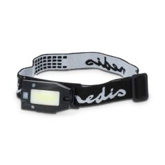   LED fejlámpa | Elemes Áramellátás / USB-áramellátású | 3.7 V DC | Elemmel | Újratölthető | Névleges fényáram: 180 lm | Világítás hatóköre: 20 m