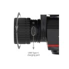 LED fejlámpa | Elemes Áramellátás / USB-áramellátású | 3.7 V DC | Elemmel | Újratölthető | Névleges fényáram: 1000 lm | Világítás hatóköre: 180 m