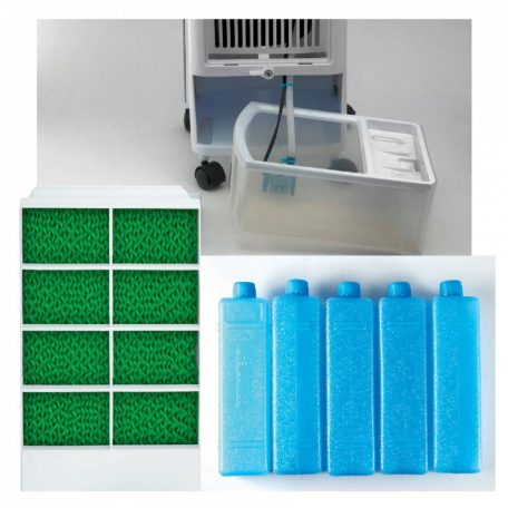 HOME LH 300 Léghűtő, 80 W, 3 sebességfokozat, 3 literes beépített víztartály, FehérLéghűtő, 80 W