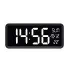 Home LTCJUMBO óra és hőmérő, asztali és fali óra, USB adapter hosszú, 2.5m vezetékkel, a környezethez alkalmazkodó fényerő