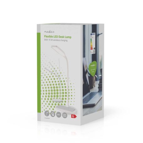 LED Lámpa drótnélküli töltővel | Szabályozható - a Terméken | LED | 15 W | Állítható fényerővel | Hideg Fehér / Meleg Fehér / Természetes Fehér | 2700 - 6500 K