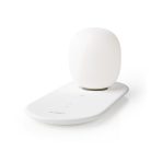 LED Lámpa drótnélküli töltővel | Szabályozható - a Terméken | Qi | 10 W | Állítható fényerővel | Meleg Fehér | 3000 K