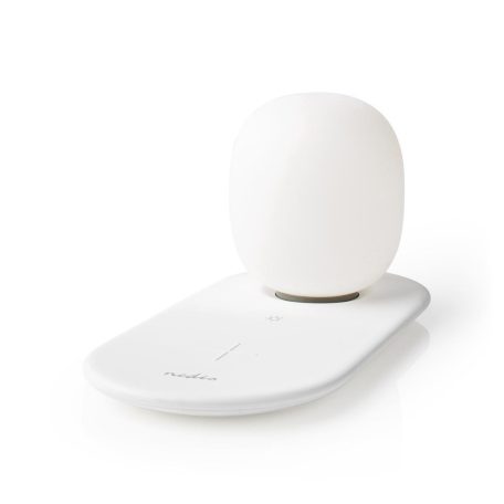 LED Lámpa drótnélküli töltővel | Szabályozható - a Terméken | Qi | 10 W | Állítható fényerővel | Meleg Fehér | 3000 K