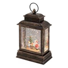   Home LTN 16 lámpás vízkeveréssel, csillámokkal, mikulás, LED, kapcsolható, 3 funkció, műanyag, beltéri