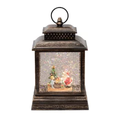   Home LTN 16 lámpás vízkeveréssel, csillámokkal, mikulás, LED, kapcsolható, 3 funkció, műanyag, beltéri