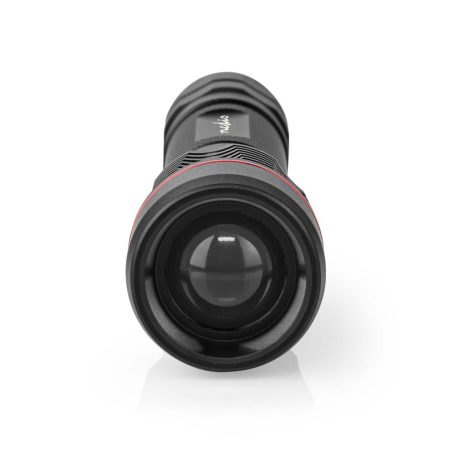 LED zseblámpa | Elemes Áramellátás | 3.7 V DC | 10 W | Beépített Lítium-ion | Elemmel | Újratölthető | Névleges fényáram: 1000 lm | Világítás hatóköre: 200 m | Sugárzási szög: 10 °