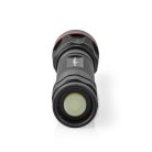 LED zseblámpa | Elemes Áramellátás | 3.7 V DC | 10 W | Beépített Lítium-ion | Elemmel | Újratölthető | Névleges fényáram: 1000 lm | Világítás hatóköre: 200 m | Sugárzási szög: 10 °