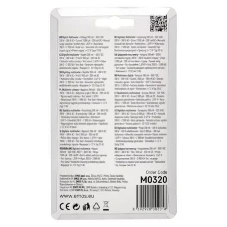 EMOS Multiméter MD-110