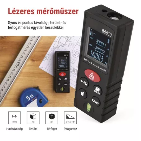 EMOS Távolságmérő lézer M0502