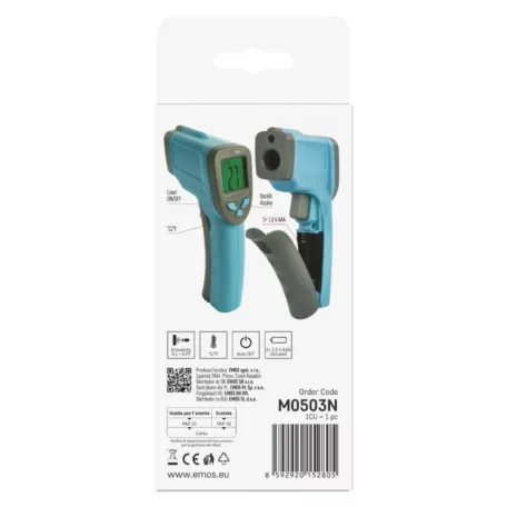 EMOS Érintés nélküli hőmérő - digitális, infravörös