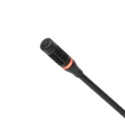 SAL M13 asztali mikrofon, professzionális, LED üzemjelző és fénygyűrű, kardioid irány karakterisztika, XLR csatlakozó, elemes tápellátás