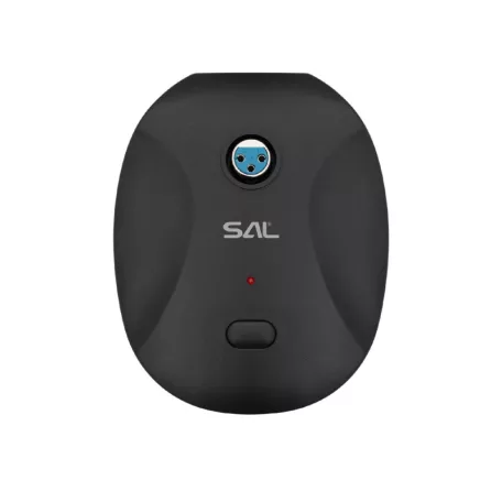 SAL M13 asztali mikrofon, professzionális, LED üzemjelző és fénygyűrű, kardioid irány karakterisztika, XLR csatlakozó, elemes tápellátás