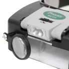 Pro'skit MA-016 világítós nagyító fejpánttal, alaplencse, lehajtható kettős lencse, elfordítható lencse, billenthető LED lámpa
