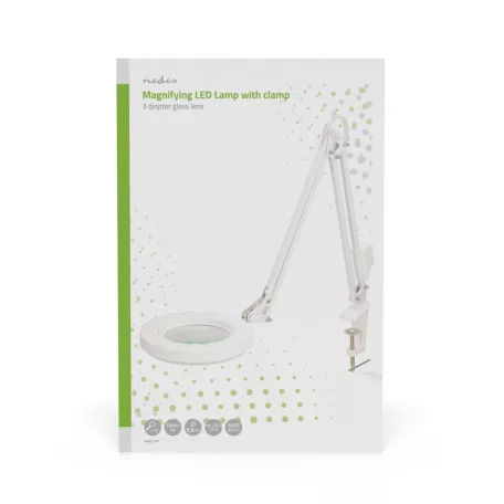 Nagyító asztali lámpa | Lencse erőssége: 3 Dioptria | 6500 K | 6 W | 700 lm | Fehér