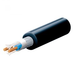   SAL MC 625/BK mikrofonkábel, 2 ér, 0,35 mm2, fekete, 50 m/ tekercs