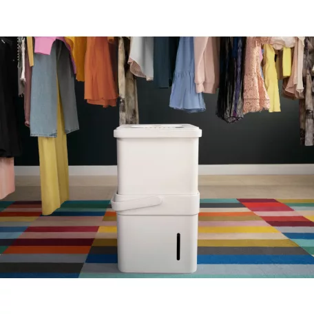 Midea CUBE smart páramentesítő légtisztító Ionizátor wifi-s PÁRAFALÓ 12literes tartály eXtra erős és gyors 20l/nap MDDM-20DEN7-QA3 párátlanító,ruhaszárító