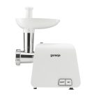 Gorenje MG1602W húsdaráló, 1600 W, 1,9 kg/perc daráló kapacitás, 2 daráló tárcsa, kétirányú forgás