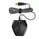 Mikrofon | Alkalmas erre: Asztal / Notebook | Vezetékes | 1x USB