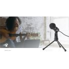 Mikrofon | Alkalmas erre: Asztal / Notebook / Okostelefon / Tablet | Vezetékes | 1x 3.5 mm