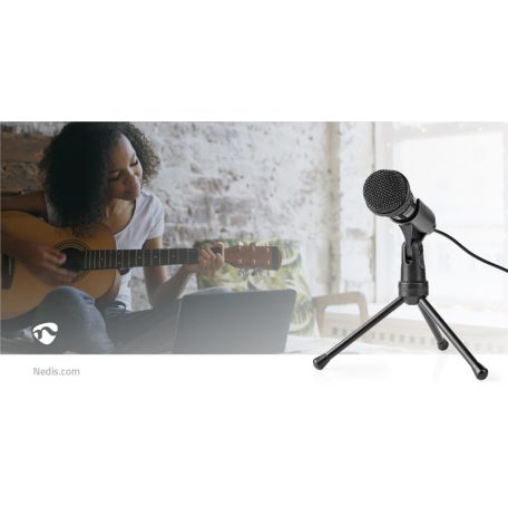 Mikrofon | Alkalmas erre: Asztal / Notebook / Okostelefon / Tablet | Vezetékes | 1x 3.5 mm