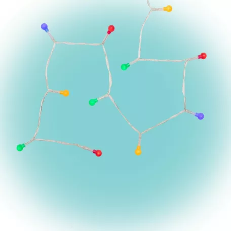 LED-es mini gömb fényfüzér