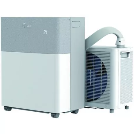 Midea PortaSplit Hordozható split klíma 3,6kw hűtő-fűtő ionizáció funkció, WIFI Tuya smart app, max 60nm-ig Midea MMCS-12HRN8-QRD0