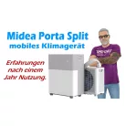 Midea PortaSplit Hordozható split klíma 3,6kw hűtő-fűtő ionizáció funkció, WIFI Tuya smart app, max 60nm-ig Midea MMCS-12HRN8-QRD0
