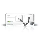 Asztali Monitor Tartó | Gázrugó | 2 Képernyő | 15 - 32 " | 75x75 / 100x100 | Dönthető Forgatható