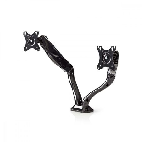 Asztali Monitor Tartó | 2 Képernyő | 10-32 " | 75x75 / 100x100 | Dönthető Forgatható