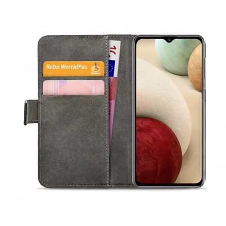 Classic Gelly Wallet Book Case Samsung Galaxy M12 / A12 Black