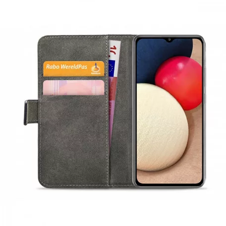 Gelly Wallet Book Case Samsung Galaxy A02s Black