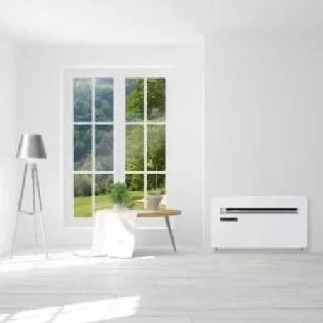 HOME MONOBLOCK12 monoblokkos hűtő-fűtő klíma, 3,5 kW, 4 üzemmód, PTC kiegészítő fűtés, wifi, távirányító, LED kijelző