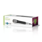 Vezetékes mikrofon | Kardioid | Levehető Kábel | 5.00 m | 50 Hz - 15 kHz | 600 Ohm | -72 dB | Integrált kapcsoló | Utazó tokot tartalmaz | Fém | Fekete / Szürke