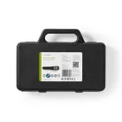 Vezetékes mikrofon | Kardioid | Levehető Kábel | 5.00 m | 50 Hz - 15 kHz | 600 Ohm | -72 dB | Integrált kapcsoló | Utazó tokot tartalmaz | ABS / Alumínium | Fekete / Szürke