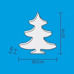   Home MRLC 6/S LED-es csillag fényfüzér, 1 m / 72 db hidegfehér LED, alagúthatású csillagdísszel, állófényű, átlátszó vezeték, elemes, beltéri kivitel